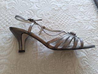 Sandalias y Cartera Fiesta Argenta