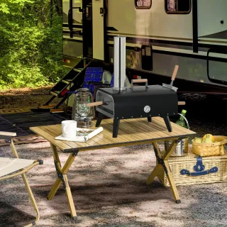 Forno per Pizza Pieghevole e Portatile con Pala e