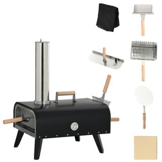 Forno per Pizza Pieghevole e Portatile con Pala e