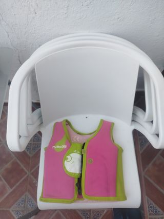 Chaleco flotador Decathlon rosa