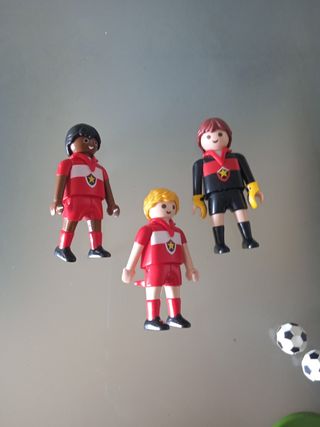Playmobil Futbolistas y Balones