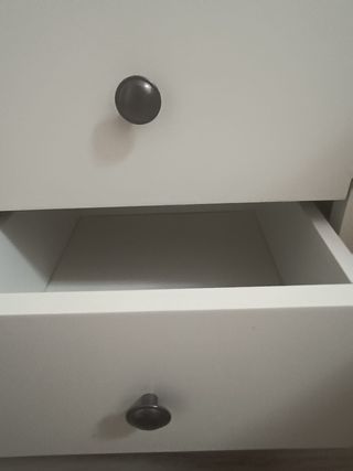 Vitrina de cristal y madera nueva
