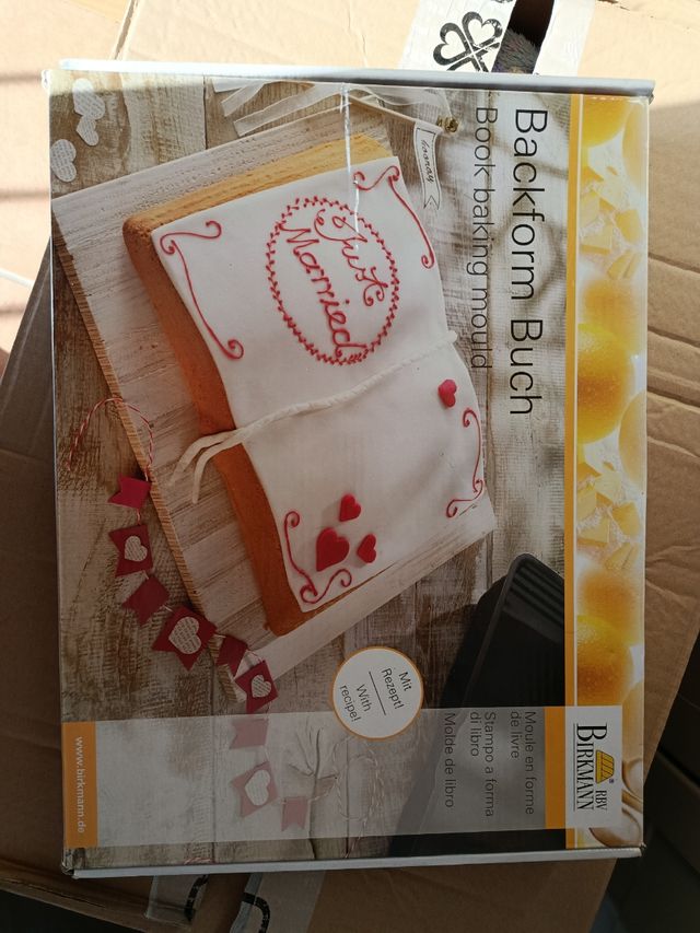 Molde para tarta libro Birkmann