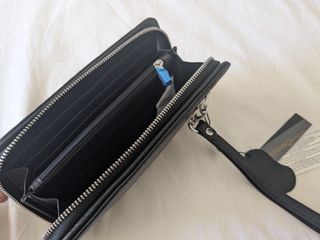 Cartera de mano Alessandro Manzoni Negra Cuero