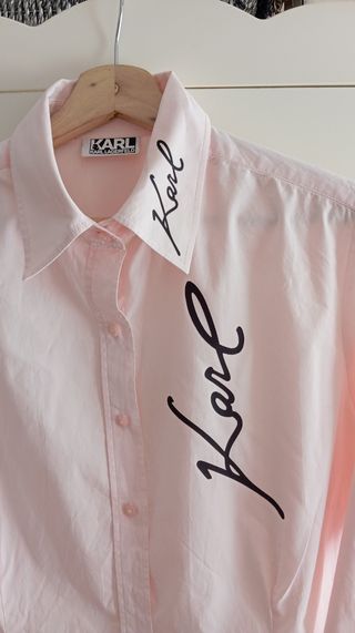Camisa Karl Lagerfeld Rosa Mujer
