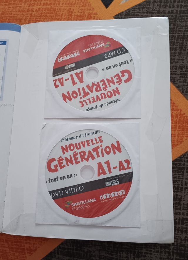 NOUVELLE GENERATION A1/A2 LIVRE/EXERCICES+CD+DVD