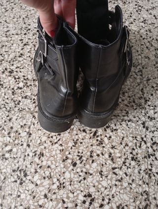 Stivali biker Pull&Bear donna neri