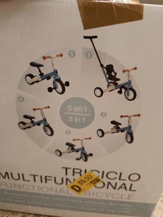 Triciclo Evolutivo Olmitos GYRO 5 en 1