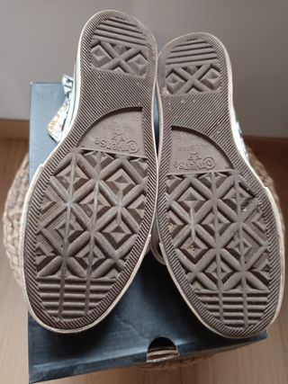 Converse plataforma estampado leopardo