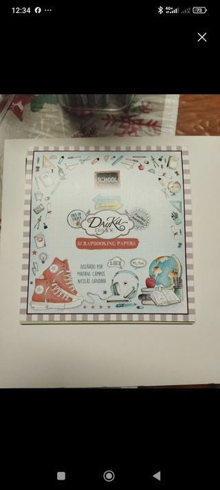 Lote Papeles Scrapbooking LemonCraft, dayka y stam
