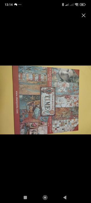 Lote Papeles Scrapbooking LemonCraft, dayka y stam