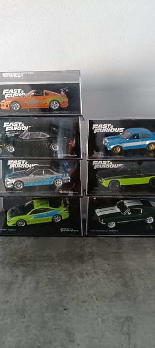 7 Coches Fast & Furious 1:43