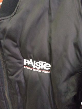 Chaqueta Bomber Paiste Negra