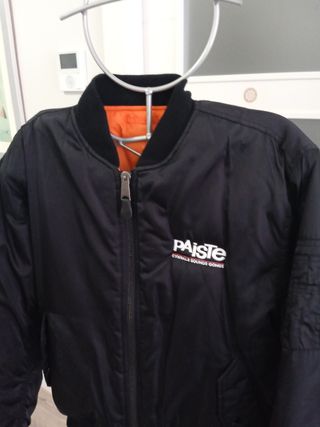 Chaqueta Bomber Paiste Negra
