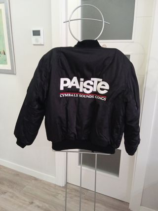 Chaqueta Bomber Paiste Negra