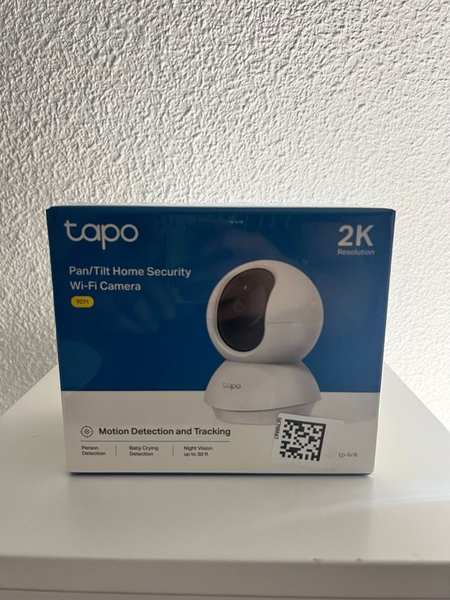 Cámara Seguridad Tapo 2K Pan/Tilt Wi-Fi