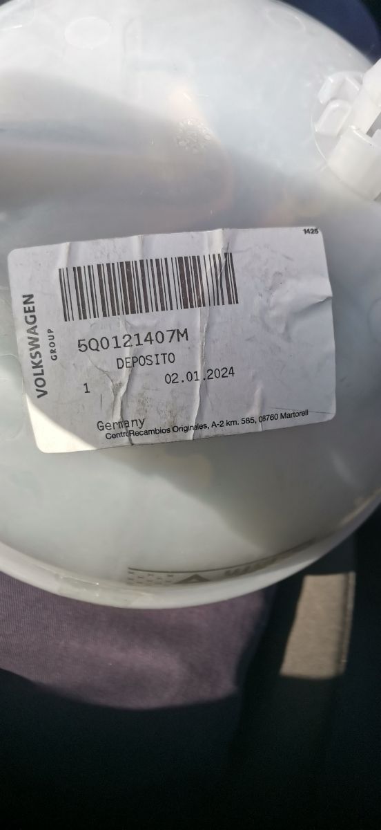 Vaso Expansión Original Volkswagen