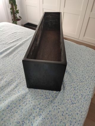 Jardineras Fibra Vidrio 80x20x18.5 Negro