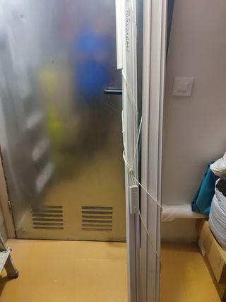 Bastoni per tende a pannello bianco