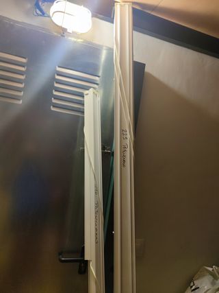 Bastoni per tende a pannello bianco