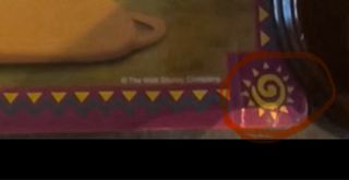 Póster Vintage El Rey León pequeñas roturasatinado