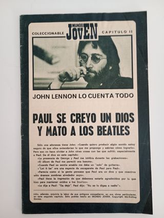 Revista Beatles años 60.