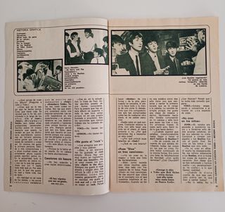 Revista Beatles años 60.