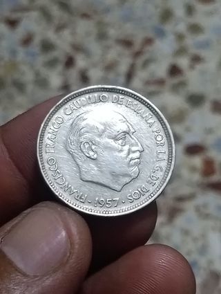 Moneda 50 pstas 1957