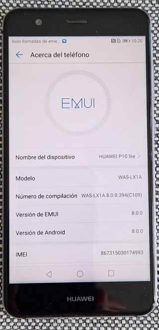 Huawei P10 lite 32GB Nero