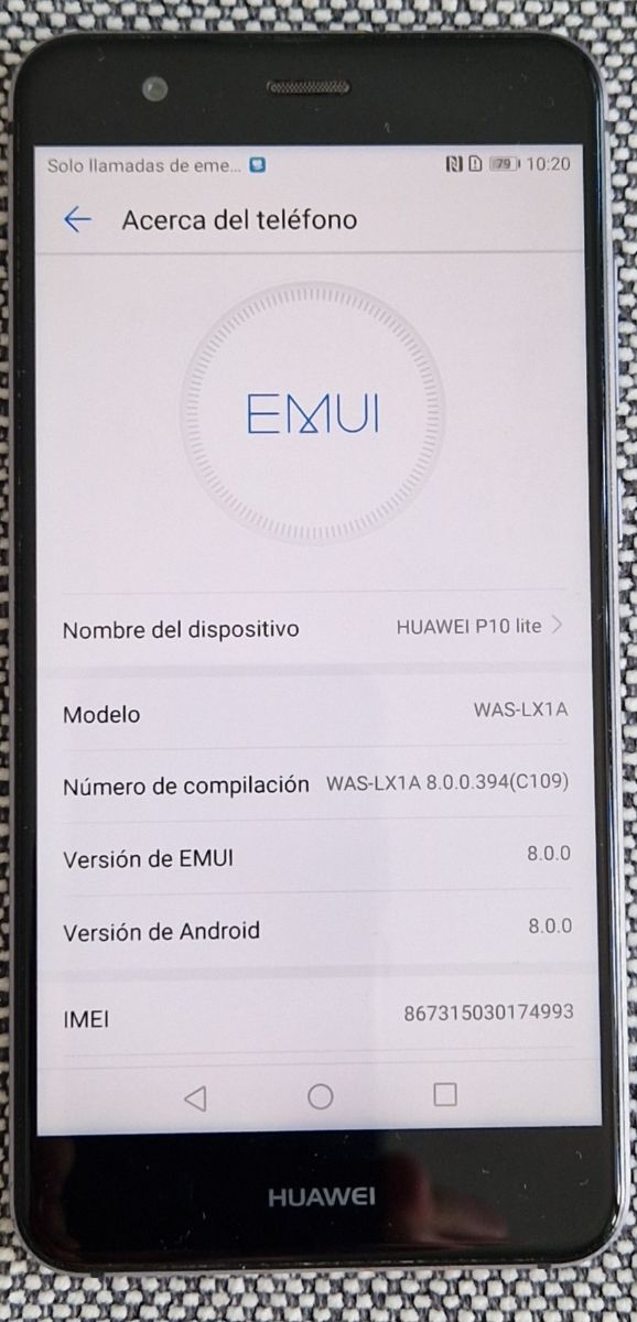 Huawei P10 lite 32GB Nero