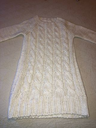 Jersey Zara Blanco Trenzado