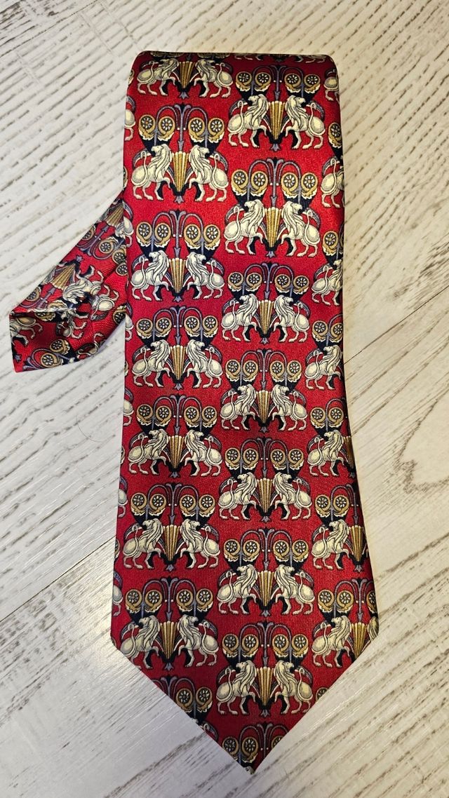 Corbata Seda Rene Chagal Vintage