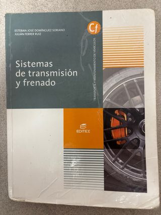 Libro de Transmisión y frenado de 1ºGM Mecánica.
