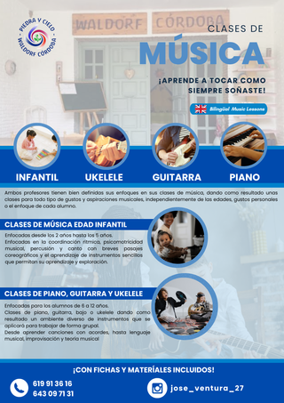 Clases de Música y Musicoterapia Waldorf