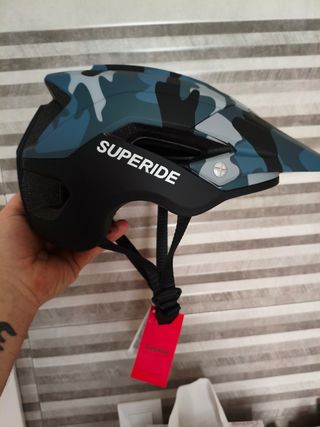 Casco Bicicleta Talla M Camuflaje