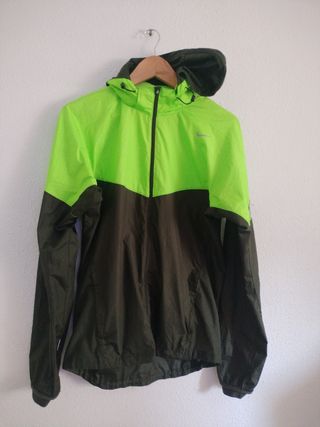 Chaqueta Impermeable Nike S Hombre Verde Neón