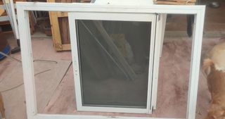 Ventana corredera aluminio,150x120 con mosquitera