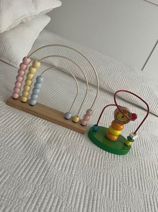 Juguetes de madera para bebés