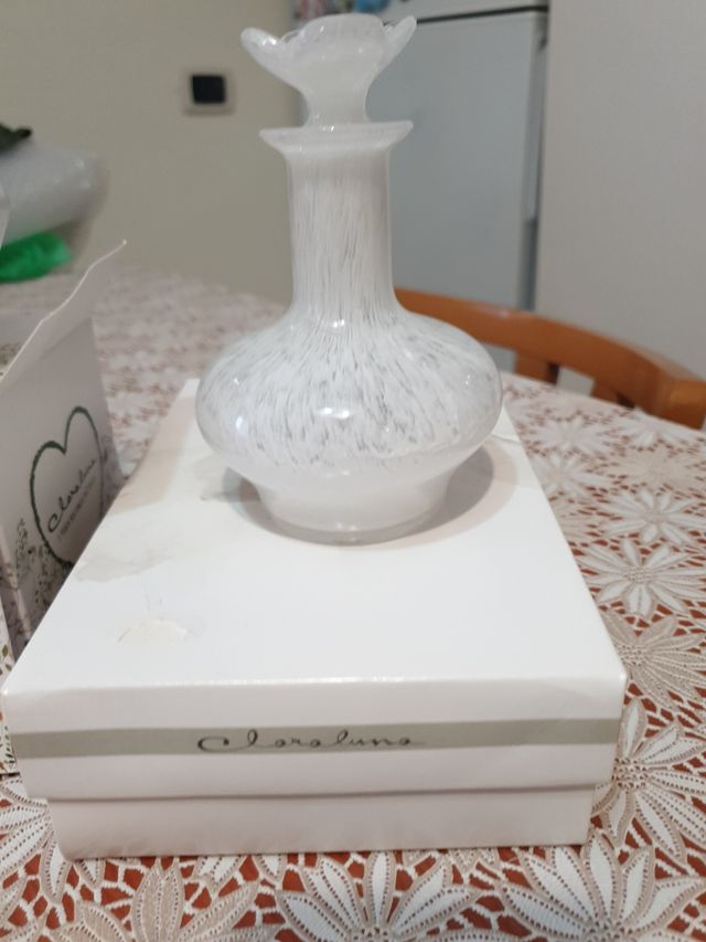 Claraluna 2 pezzi: portafiori e portamiele