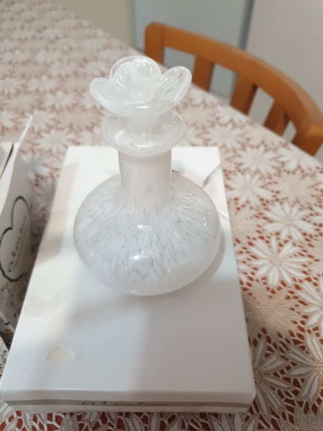 Claraluna 2 pezzi: portafiori e portamiele