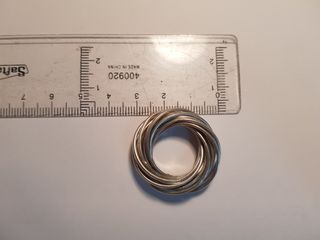 #1145 Anillo plata de ley 925