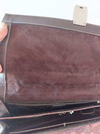 Bolso Maletín Marrón para Portátil y Libros