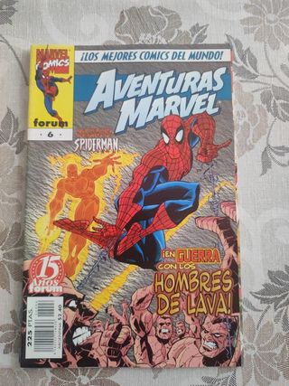Spiderman aventuras Marvel