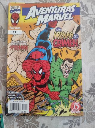 Spiderman aventuras Marvel