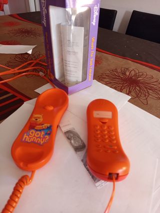 Teléfono infantil Winnie the Pooh naranja