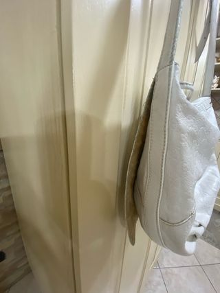 Borsa Gucci bianca con cuore vintage