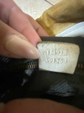 Borsa Gucci bianca con cuore vintage