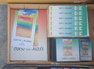 Curso de Inglés That's English! VHS + CD' + libros