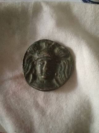 Moneta Romana Stile Minerva/Toro