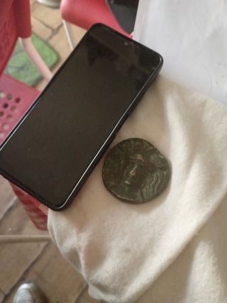 Moneta Romana Stile Minerva/Toro